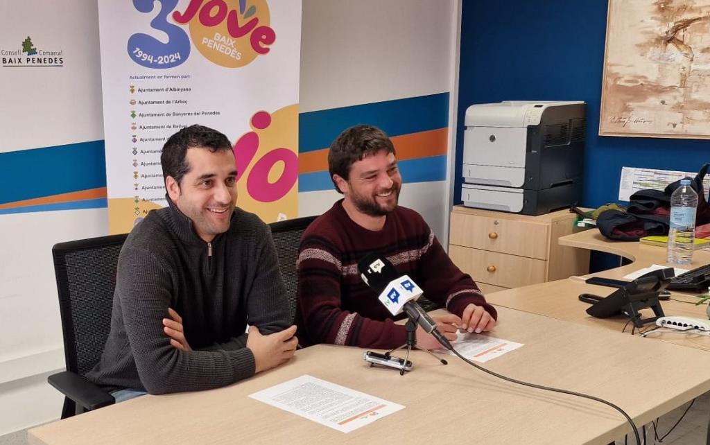 El Jove Baix Penedès celebra 30 anys ambn presència a 12 dels 14 municipis de la comarca. CC Baix Penedès