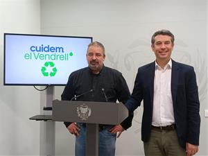 El nou contracte de la brossa del Vendrell permetrà estendre el porta a porta a tot el municipi a partir del 2025. Ajuntament del Vendrell