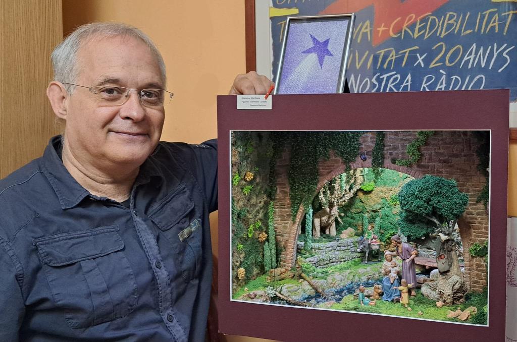 El pessebrista vilanoví Eloi Roca exposarà al Vaticà. EIX