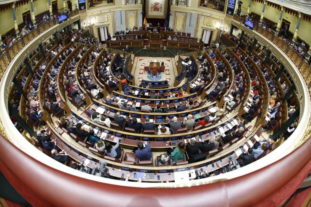 El ple del Congrés durant el debat de l'amnistia. ACN