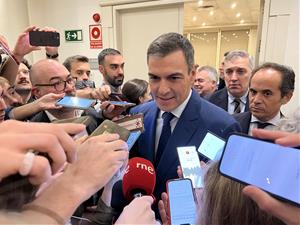 El president del govern espanyol, Pedro Sánchez, despres de l'aprovació del decret anticrisi. ACN