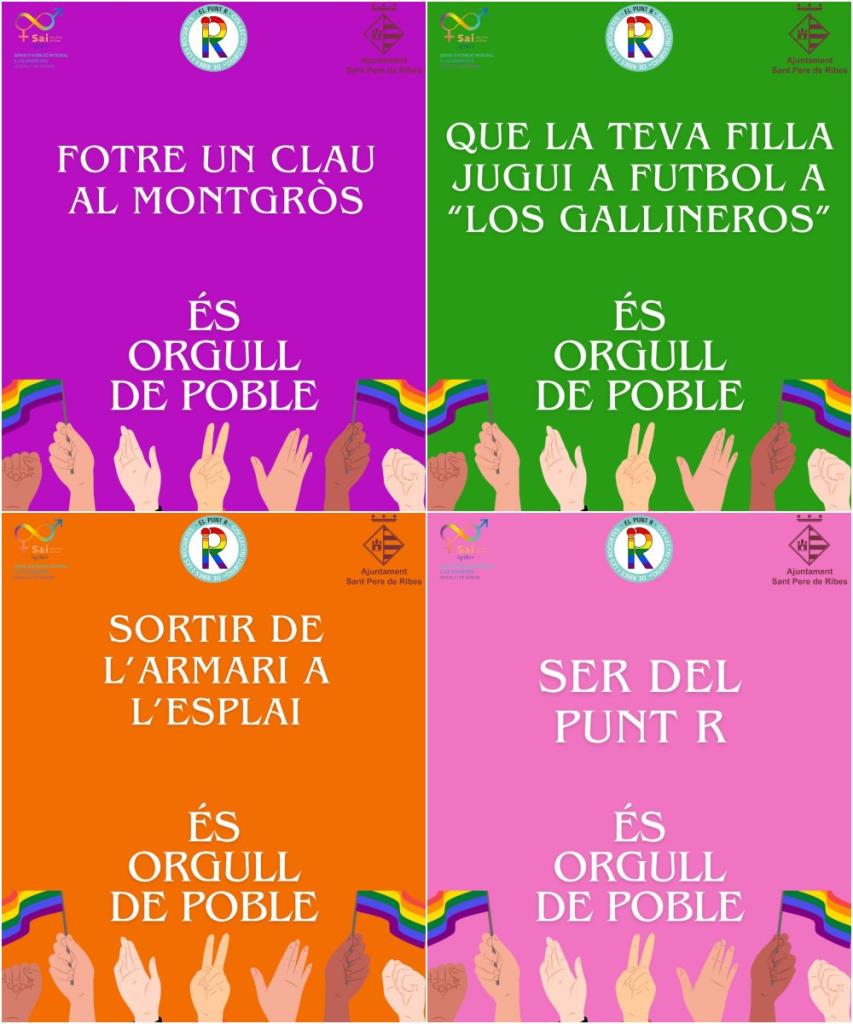 El Punt R i el Servei d’Atenció Integral de Sant Pere de Ribes inicien la campanya “orgull de poble”. EIX