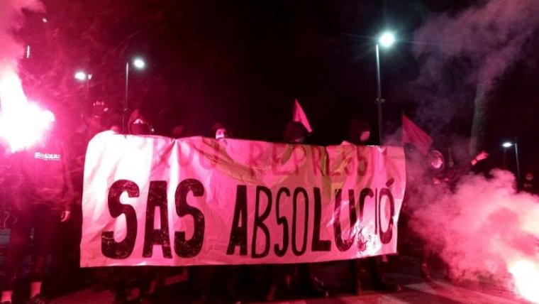 El Suprem confirma 3 anys i mig de presó per al vilafranquí Adrián Sas per agredir dos mossos en una protesta del 2018. ACN