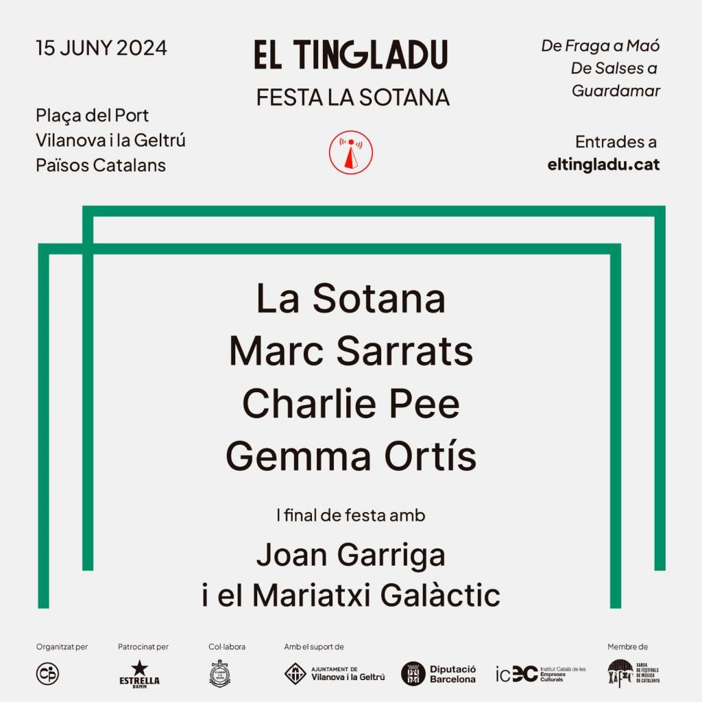 El Tingladu i la Sotana s’uneixen en una festa de comèdia i música a Vilanova i la Geltrú. EIX