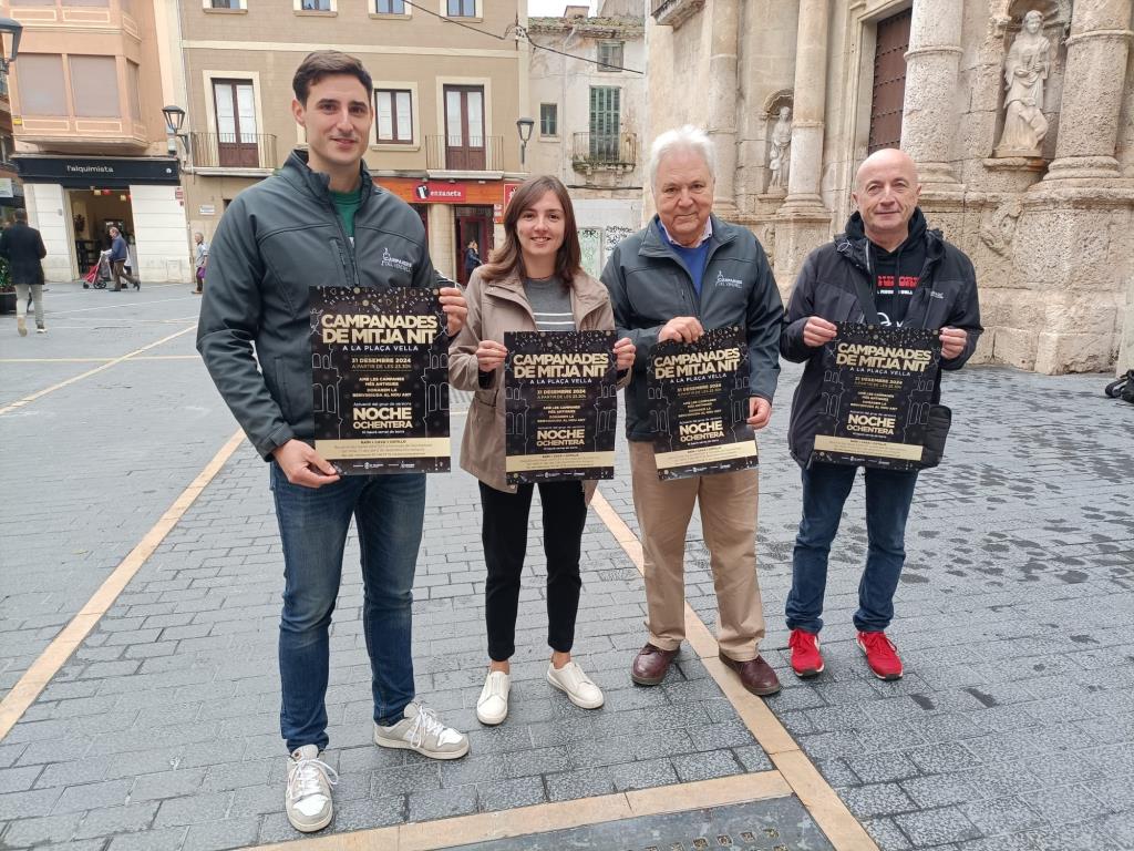 El Vendrell organitzarà juna festa de Campanades de mitjanit a la plaça Vella . Ajuntament del Vendrell