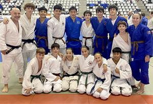 Els alumnes de l'Escola de Judo Vilafranca - Vilanova. Eix