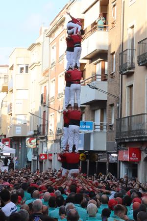 Els Castellers de Vilafranca s'endinsen en la gamma extra a la Diada de les Colles Campiones del Concurs
