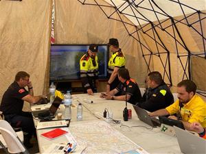 Els cossos d'emergència es preparen per un estiu complicat pel risc d'incendis forestals. Ajt Sant Pere de Ribes