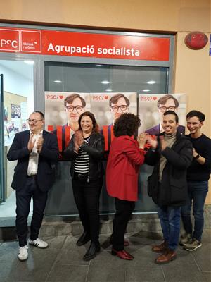 Els i les socialistes de Vilanova i la Geltrú donen el tret de sortida a la campanya per al 12M