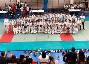 Els judoques de l'Escola de Judo Vilafranca - Vilanova