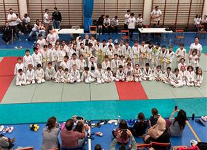 Els judoques de l'Escola de Judo Vilafranca - Vilanova