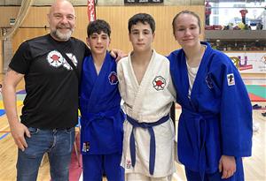 Els judoques de l'Escola de Judo Vilafranca - Vilanova