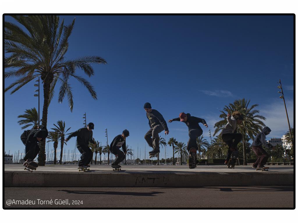 Els skaters formen part de la vida quotidiana, expressen creativitat, valoren l’autorealització i la cooperació. Amadeu Torné Güell