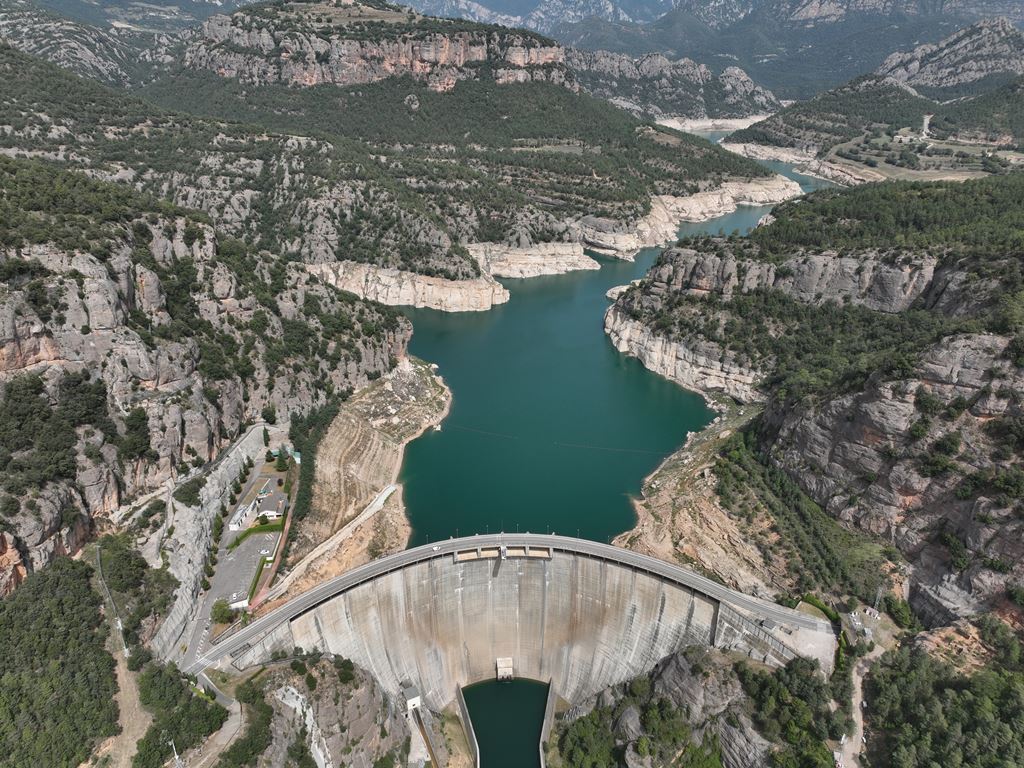 Embassament de la Llosa del Cavall, al Solsonès | Agència Catalana de l’Aigua (ACA)