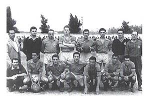 Equip del Vilanova 1958-59 (Foto reproduïda del llibre dels 50 anys del club