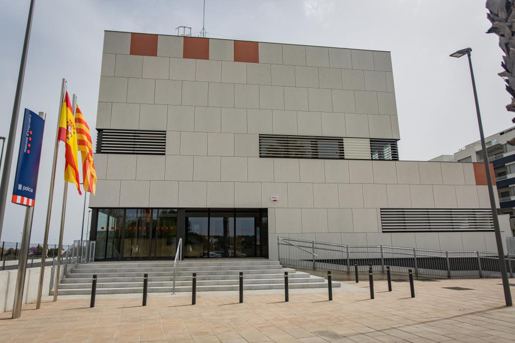 Façana de la nova comissaria dels Mossos d'Esquadra a Torredembarra. Departament d'Interior