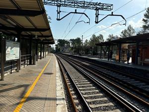 Finalitzen les obres de millora de l’accessibilitat a l’estació de Gelida. ACN