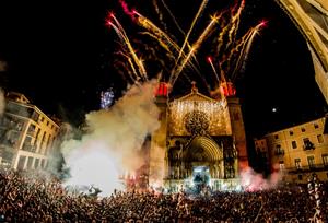 Imatge d'arxiu de la festa major de Vilafranca. Ajuntament de Vilafranca