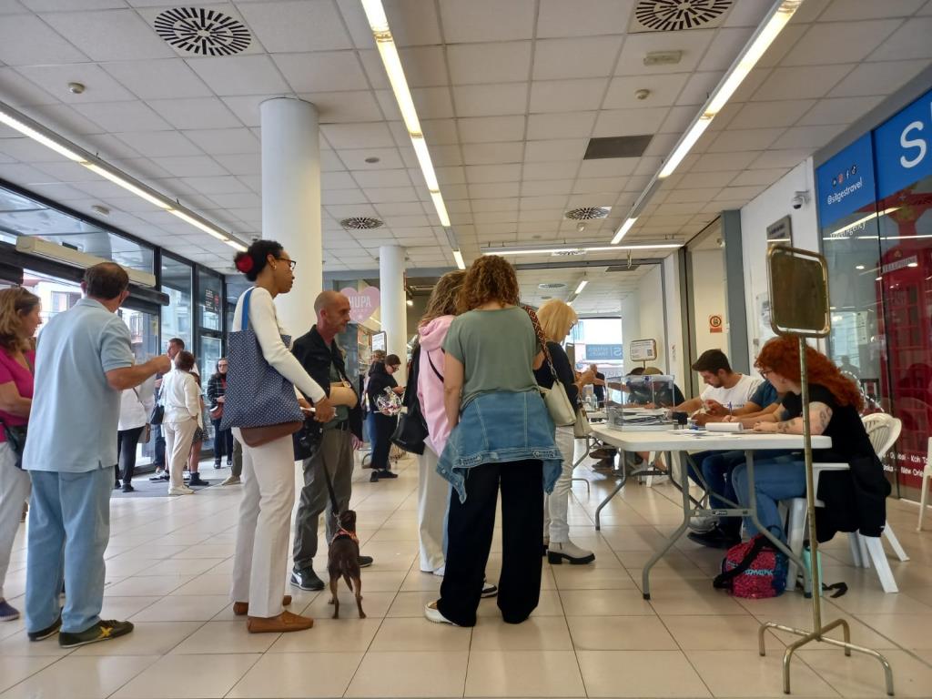 Imatge de les votacions a les eleccions catalanes a Sitges. Ajuntament de Sitges