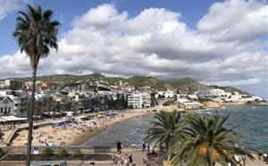 Vista general de Sitges, municipi de la comarca del Garraf. EIX