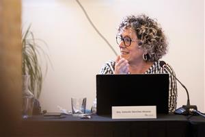 Iolanda Sánchez. Portaveu de Vilanova en Comú a l’Ajuntament de Vilanova i la Geltrú . Eix