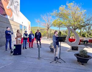 La Bisbal del Penedès inaugura el seu ‘Monument als donants de sang’ . Ajt La Bisbal del Penedès