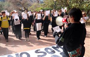 La comunitat educativa del Garraf diu “prou” al tancament de línies