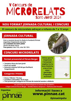 La Fundació Pinnae convoca la 5a edició del concurs de Microrelats de Sant Jordi . EIX