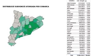 La Generalitat destina 2,9 milions d'euros en ajuts per a noves inversions industrials a la vegueria del Penedès. Generalitat de Catalunya