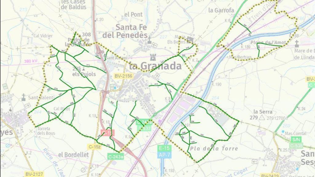 La Granada ja compta amb l’inventari municipal de camins. Diputació de Barcelona