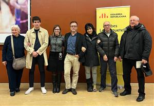 La nova secció local d'ERC de Ribes i Les Roquetes . Eix