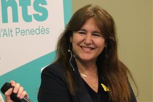 La presidenta de Junts, Laura Borràs, en un acte a Vilafranca del Penedès . ACN