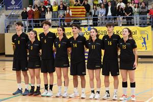 La selecció catalana de korfbal. Marco Spelten