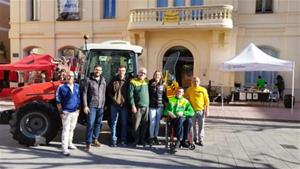 L'ADF Sant Sadurní presenta un nou vehicle per fer feines de prevenció d'incendis forestals. Ajt Sant Sadurní d'Anoia