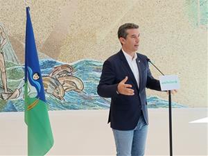 L’alcalde del Vendrell, Kenneth Martínez, ha fet la roda de premsa d’inici del curs polític al nou edifici del Tabaris. Ajuntament del Vendrell