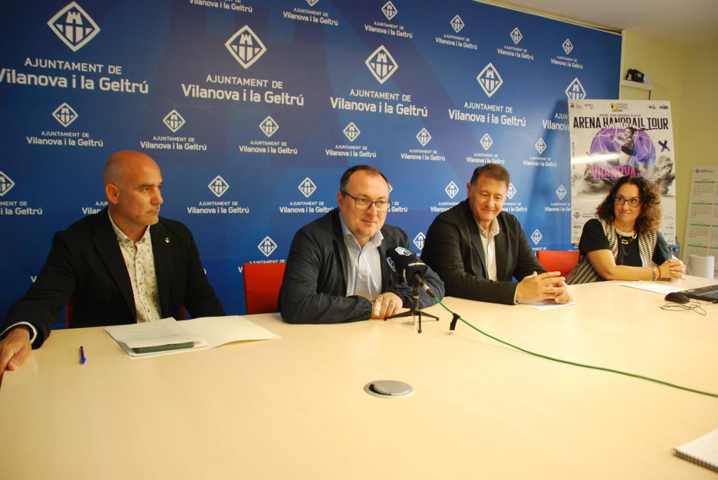 L'Arena Handball Tour generarà un impacte econòmic directe de 400.000 euros a Vilanova, segons l'Ajuntament. Míriam de Lamo