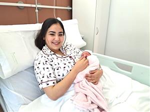 L'Aya és la primera nadó nascuda a l'Alt Penedès aquest any 2024. CSAPG