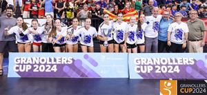 Les infantils del MGC Mútua Handbol Ribes Enrich .  www.granollerscup.com