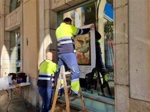 Les obres d'art de la Biblioteca-Museu Víctor Balaguer surten al carrer. Ajuntament de Vilanova