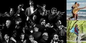 L’espectacular grup Men In Swing Big Band actua dissabte a la Masia Torreblanca. EIX