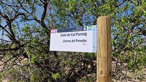 Llorenç del Penedès senyalitza 12 quilòmetres de camins municipals. Ajuntament de Llorenç