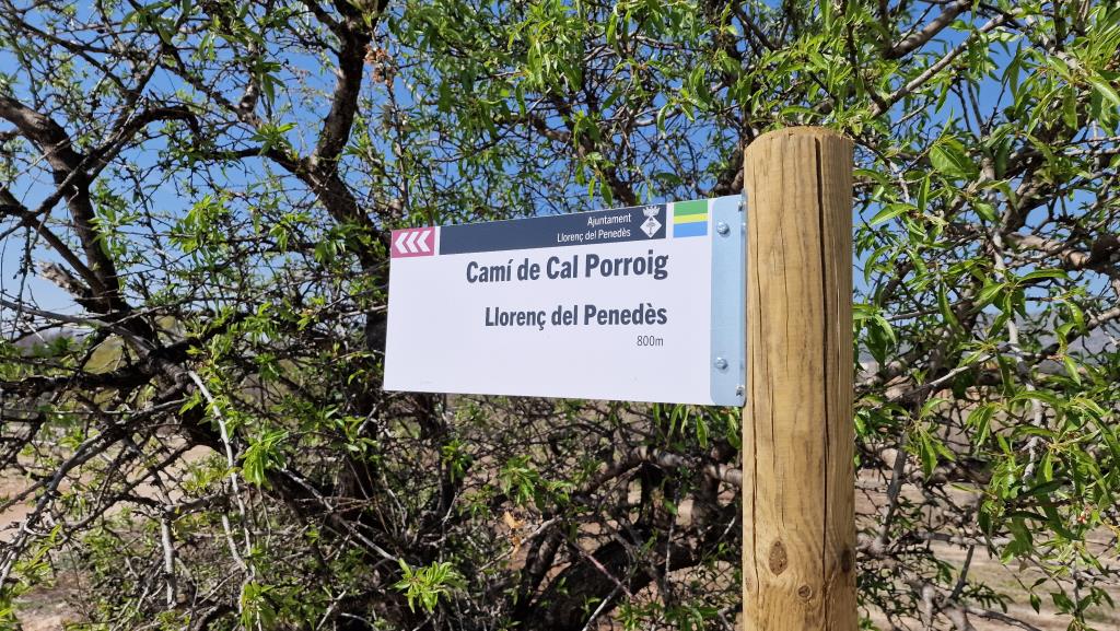 Llorenç del Penedès senyalitza 12 quilòmetres de camins municipals. Ajuntament de Llorenç