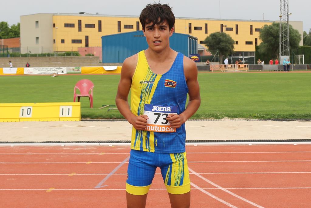 Lluc Peñafiel al Campionat de Catalunya Sub-18. Eix