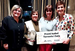 Lurdes Artís Lagunas guardonada amb el Premi Isabel Torrents i Sala. Eix