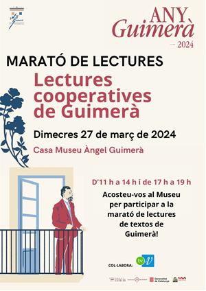 Marató de lectures cooperatives al Museu Àngel Guimerà pel Dia del Teatre. EIX