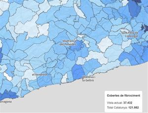 Més de 3.600 cobertes de fibrociment a les comarques del Penedès i Garraf. EIX