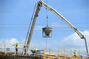 obres, construcció, paletes . Eix