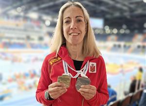 Olga Cabrera a Torun (Polònia). Eix