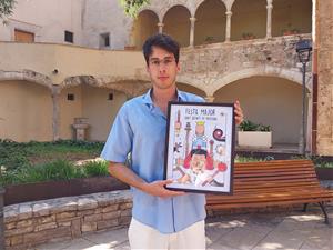 Oriol Pauné, guanyador del X Concurs Toni Planells, il·lumina la Festa Major de Sant Quintí. Ajt Sant Quintí de Medion