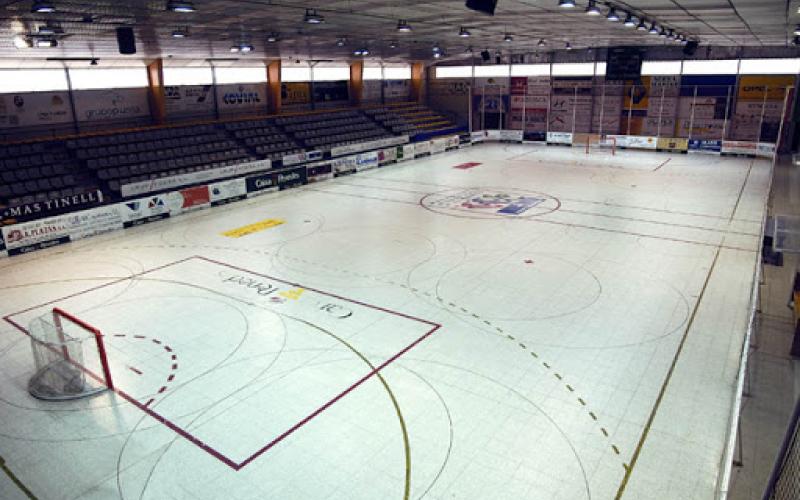 Pavelló d'hoquei patins de Vilafranca del Penedès. Eix